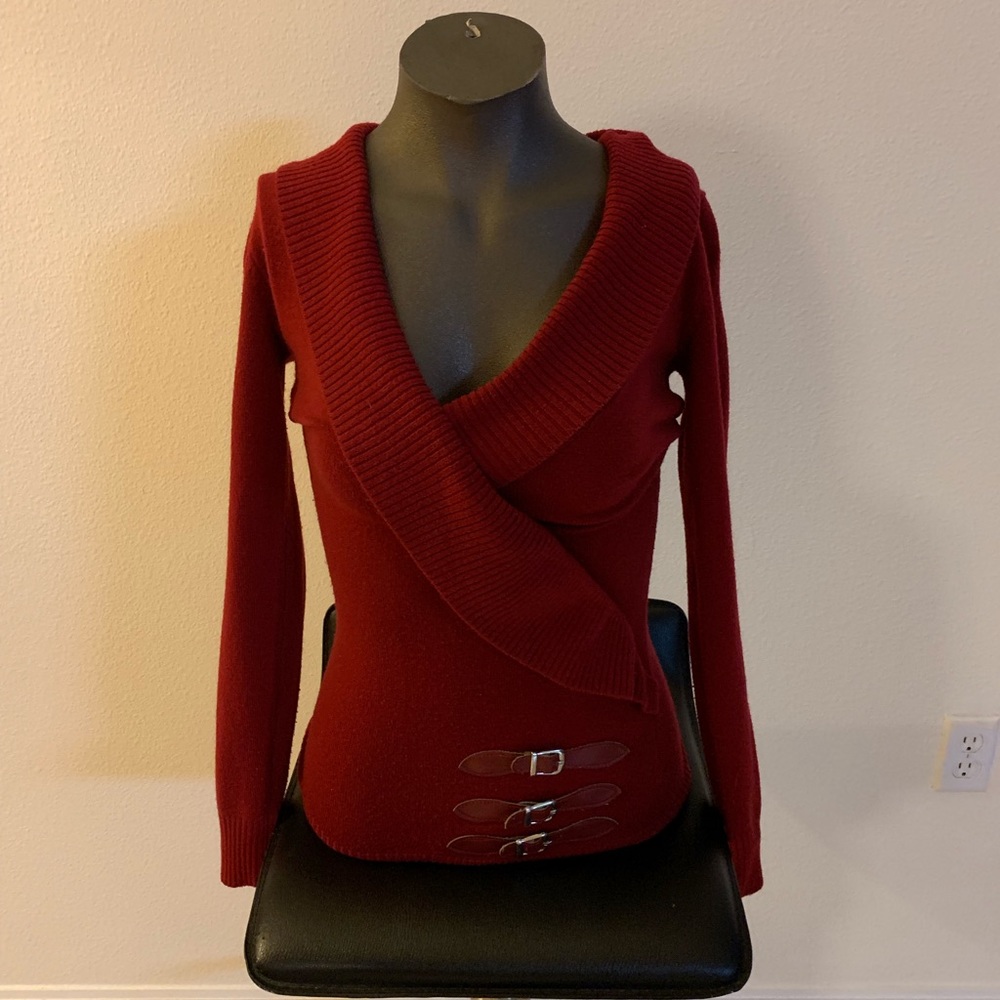 Long sleeves Maroon Top